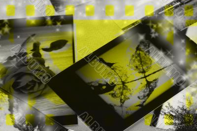 Photo Album with copy space