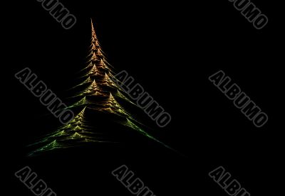 Fractal xmas tree