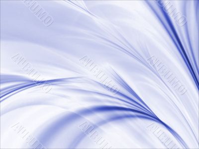 Fractal Abstract Background - Rippling blues