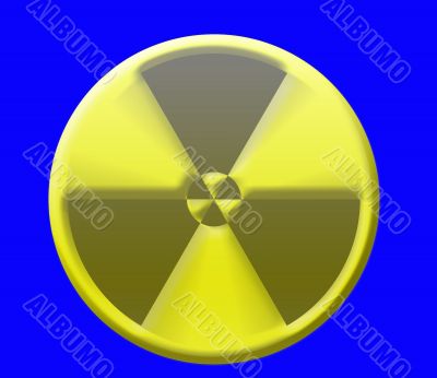 caution radiation sign