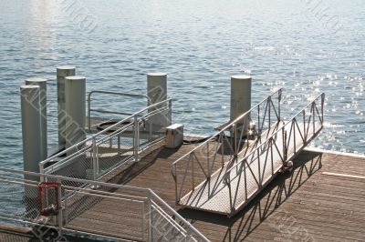 Wooden pier