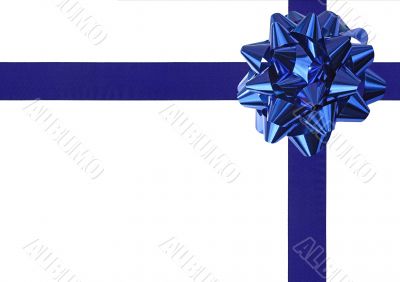 Blue Gift wrapping