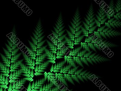 Fractal Abstract Background - Woven leaf
