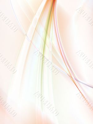 Fractal Abstract Background - Flowing threads