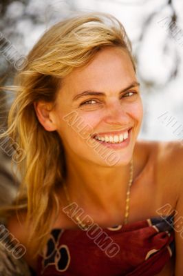 Smiling woman