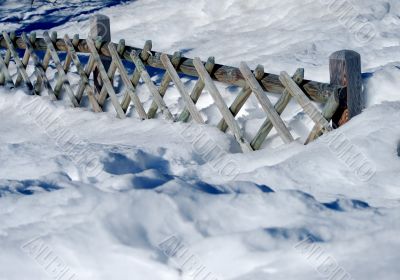Wooden fence Wooden fence