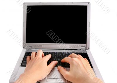 Typing on the keyboard