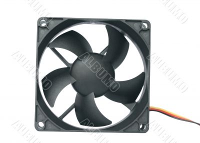 black fan