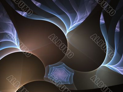 Fractal Abstract Background -  Layers and spiral