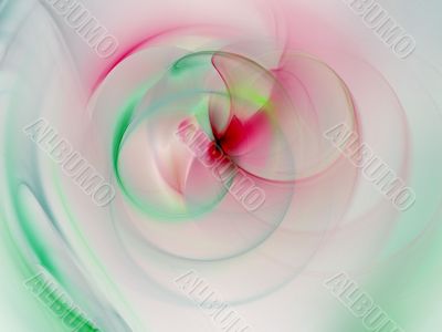 Fractal Abstract Background - Blending pastels