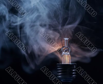 smoking bulb