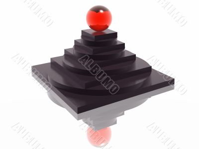 striped pyramid