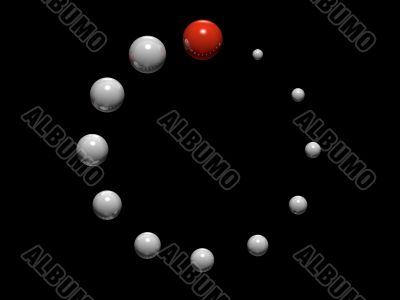 3D clockface or loading symbol 3D clockface or loading symbol