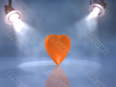 Orange heart Orange heart