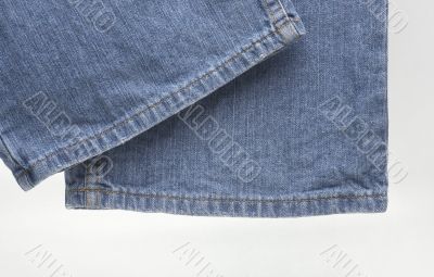 modern designer blue jeans