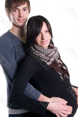 young couple expecting a baby