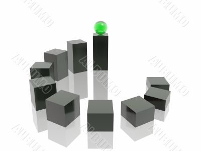 ladder and sphere ladder and sphere