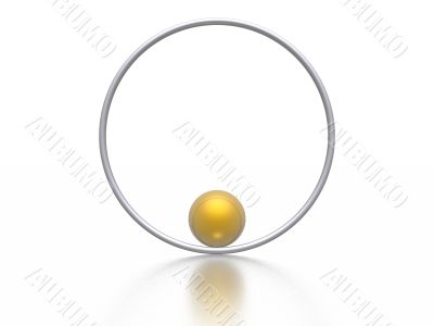 sphere and ring