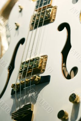 classic guitar closeup