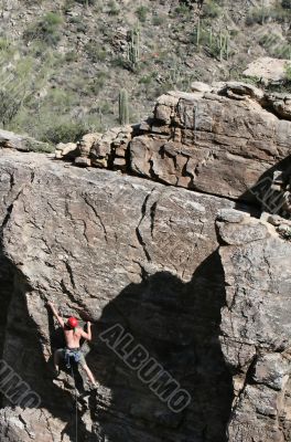 desert rock climber