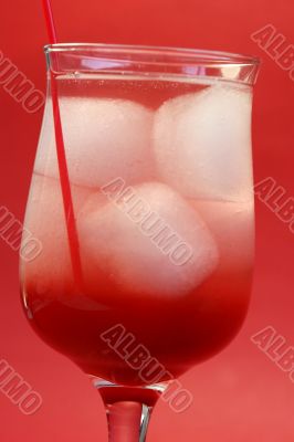 delicious red cocktail