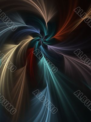 Fractal Abstract Background - Layered spiral