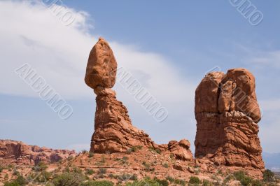 Balanced rock. Amazing landscape.