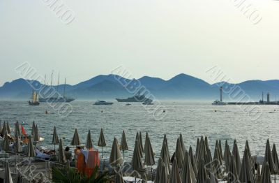 Cannes beach