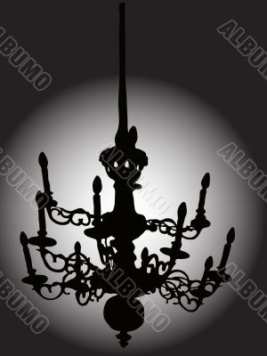 Baroque chandelier