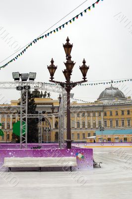 The Palace Square rink