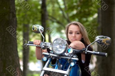 Biker-woman