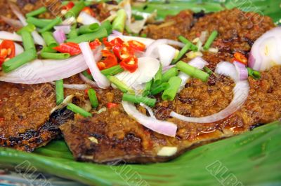 Spicy grilled fish
