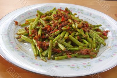 Spicy asparagus