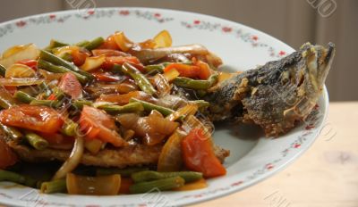 Chinese fried fish