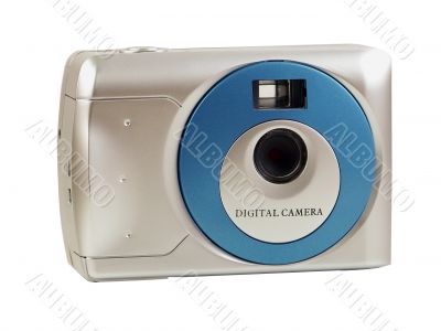 Pocket Digital Camera Isolated On White
