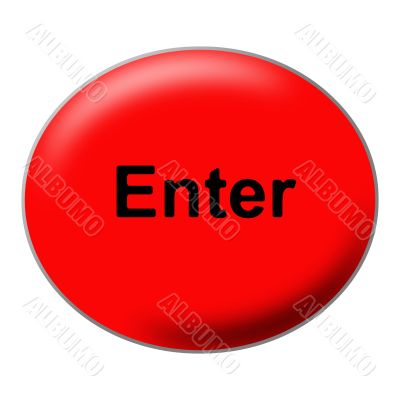 Oval Enter Button