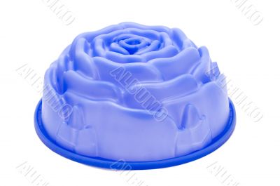 Blue form for pie
