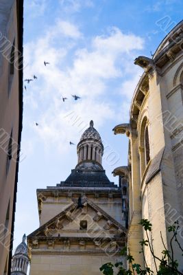 antique city building in Europe