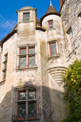 antique city building in Europe