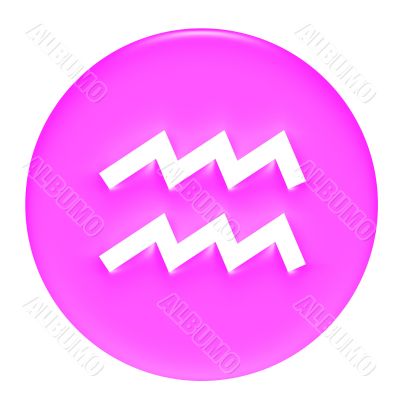 Aquarius 3D Pink Gel Framed