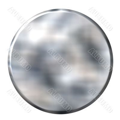 3D Tin Foil Circular Button