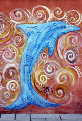 Dolphin Graffiti