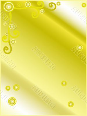 Gold gradient letter