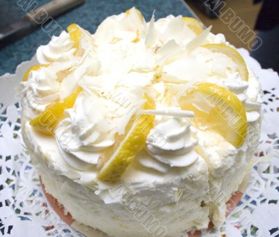 Sweet white fancy cake Sweet white fancy cake