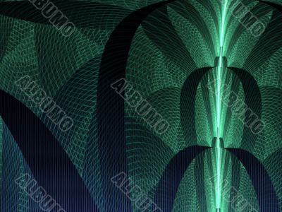 Green Woven Mesh Abstract Background