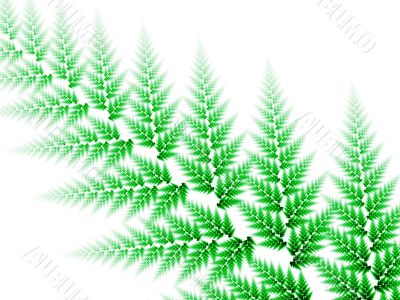 Fractal Abstract Background - Woven leaf