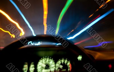 Driving in a dream Driving in a dream