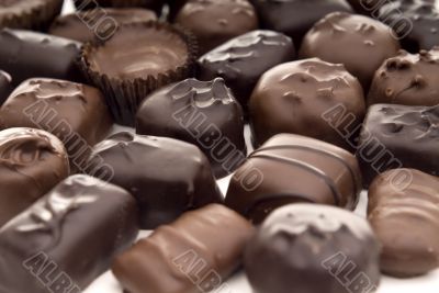 Close up of chocolates