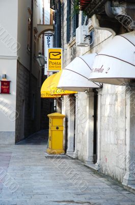 street in Old Kotor, Montenegro
