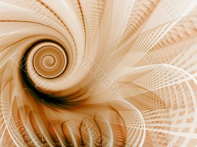 Fractal Abstract Background - Spin and weave